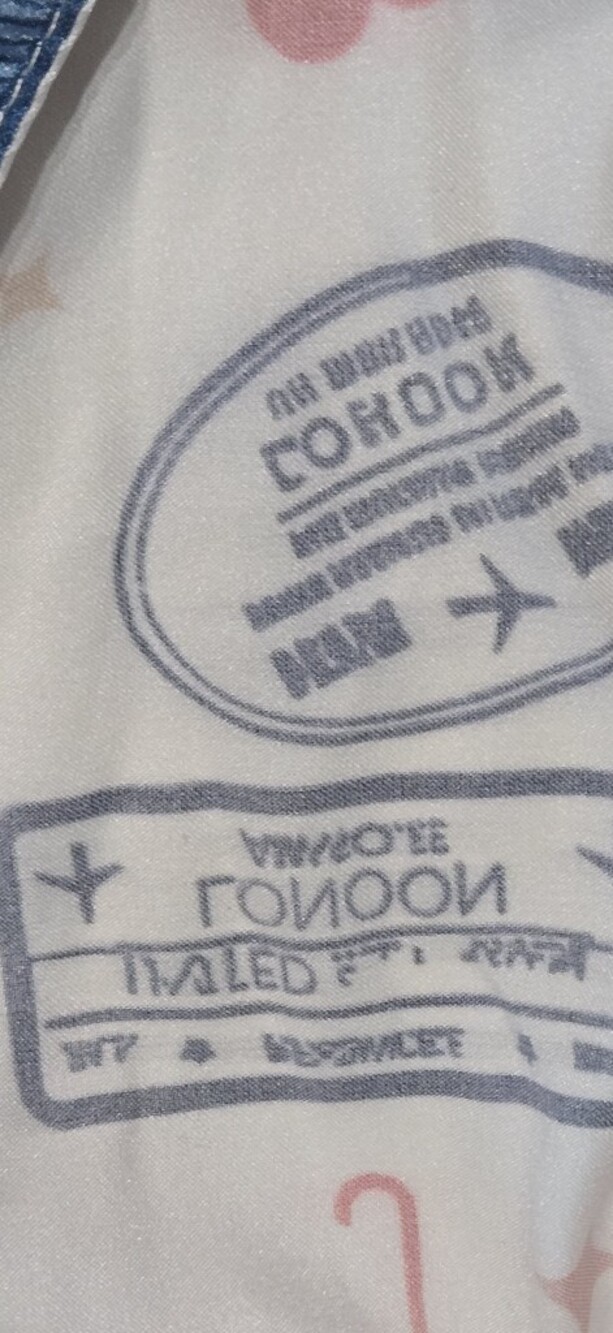 White Pajama Set London Icons Travel Vacation Resortwear Sleepwear Lounge - Picture 2 of 15